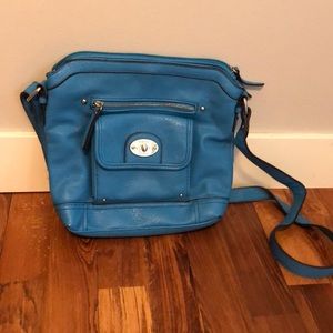 BOC blue crossbody bag, like new!